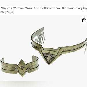 Wonder Woman Cuff and Tiara